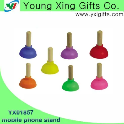 Silicone sucker stand /mobile phone stand/acrylic mobile phone display stand/mobile phone security stand/suck stand