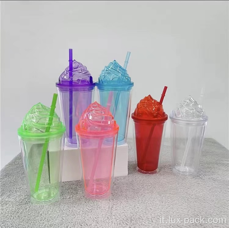 Acrilico isolato con cono di plastica a doppia parete