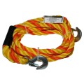 Tow rope with hooks