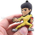 PVC Cartoon Kungfu hjälte Bruce Lee människor Design USB-Disk