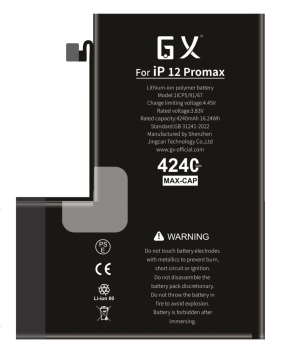 GX for Apple 12promax with high capacity battery