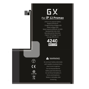 GX az Apple 12Promax -hoz, nagy kapacitású akkumulátorral