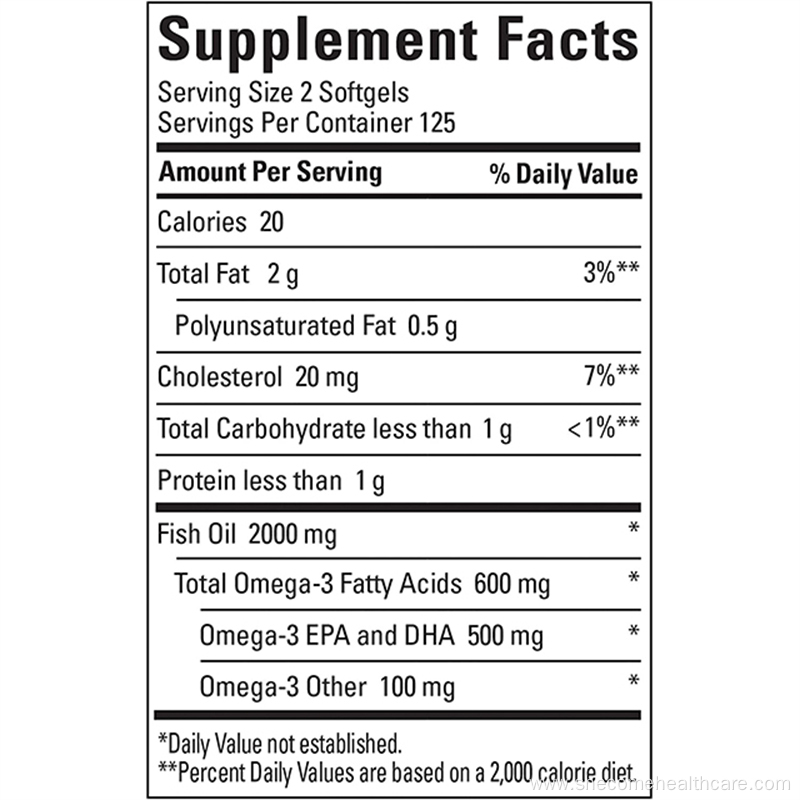 fish oil supplement Antioxidant Support dha softgels
