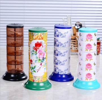 BPA free plastic seasoning box/plastic seasoning casters/plastic spice jar