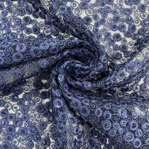 3D Dots Circle Design For Classic Embroidery Fabric