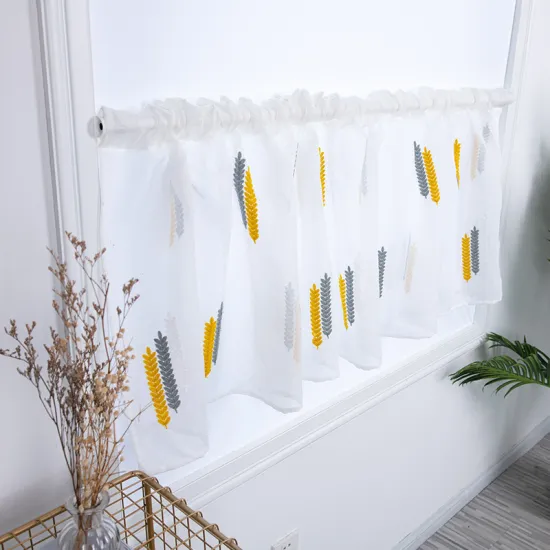 Small Fresh Embroidered Lace Ready-Made Kitchen Curtains: Your Ultimate Window Dressing Solution