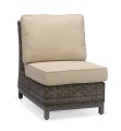 Rattan Sofa -zitgroep met kussens