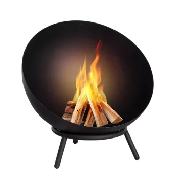 New style wood burning outdoor garden hemisphere round bonfire heater wood log burner