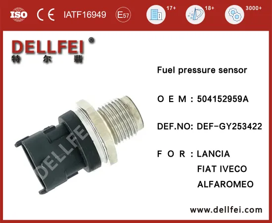 Common Rail Fuel Pressure Sensor 504152959A for FIAT,ALFAROMEO,LANCIA,IVECO