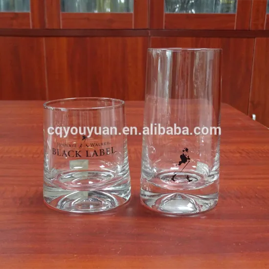 Crystal clear and tall standard whiskey glass size 11oz