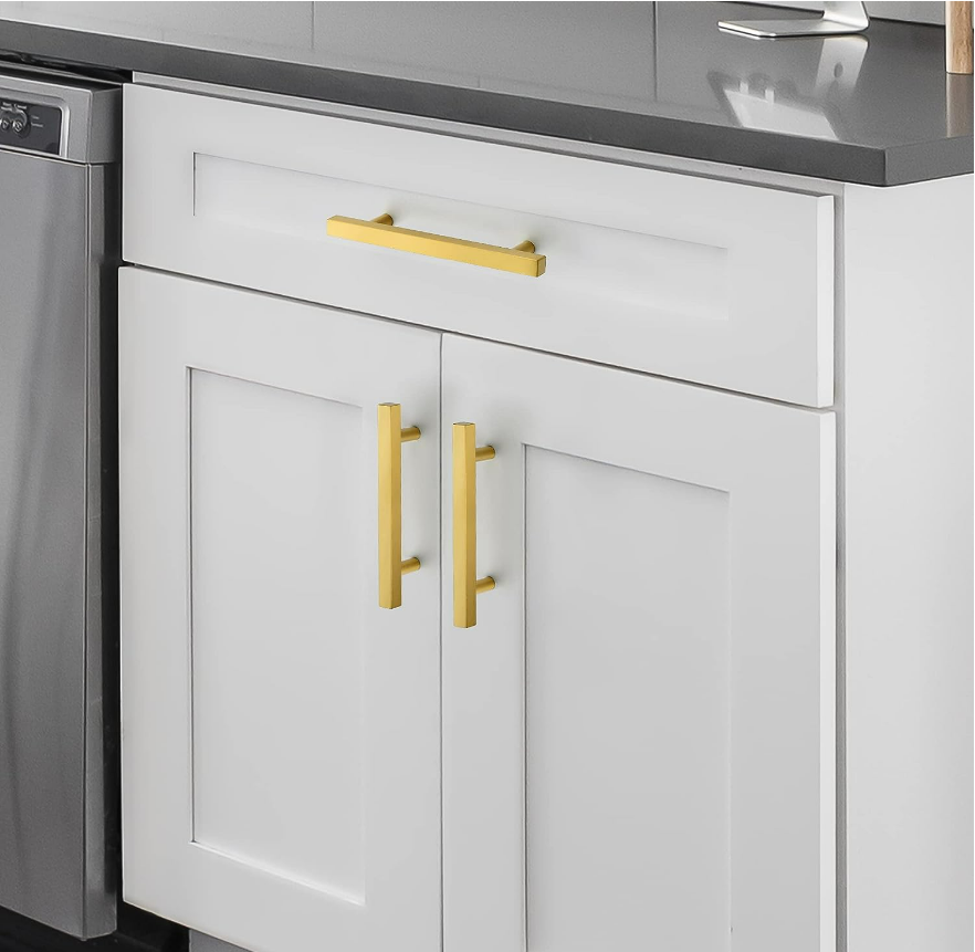 stainless steel kitchen pulls