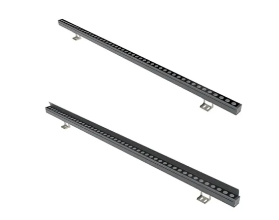 Colorful exterior wall washer lights