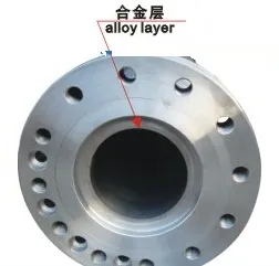Bimetallic Screw Barrel for Plastic Extruders