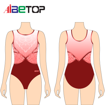 Custom Sleeveless Gymnastics Leotards for Girl