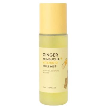Private Label Ginger Kombucha Vitamin D Face Toner Spray OEM