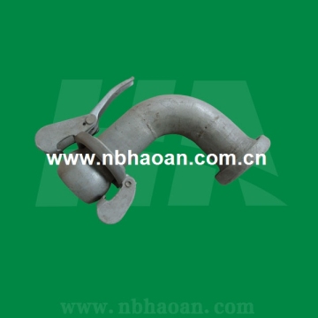 90 Degree Elbow Galvanized Steel Bauer Coupling