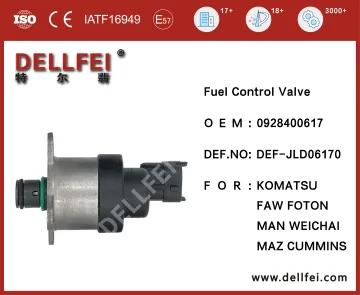 High Quality Fuel Metering Valve 0928400617 for MAN,MAZ,KOMATSU,CUMMINS,WEICHAI,FOTON,FAW