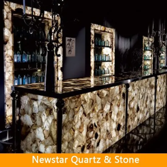 Semi Precious Stone Slab Mosaic Agate Countertop Slab