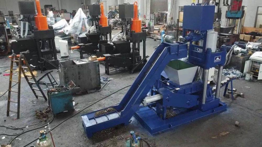 Scrap Aluminium Chips Recycling Block Making Presses