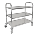 Stainless Steel 304 Three Layers Dining Trolley