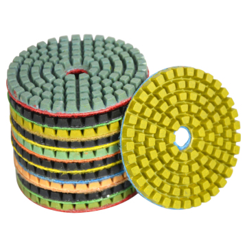 Factory Direct Thickened Abrasive Diamond Wet Polishing Pads 4\" 100mm for Stone, Marble, Granite Finishing