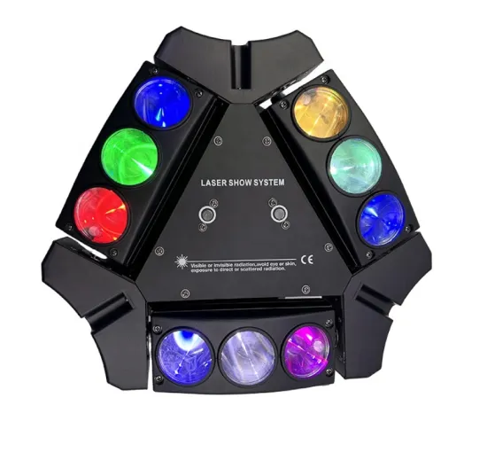3in1 DJ LED Spider Beam Light