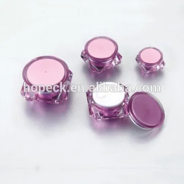 Square shape empty acrylic cream jar 5g/15g/30g/50g/100g