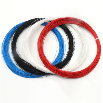 High Temperature PTFE Silver Plated Wire - Single Core Square Sizes 0.06-0.5mm