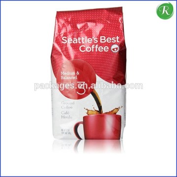 Heat seal plastic coffee bean packaging bags