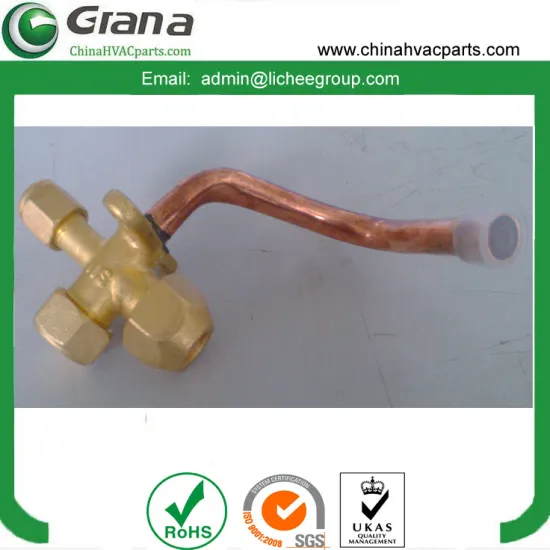 Service valve 3 way valve for air conditioning