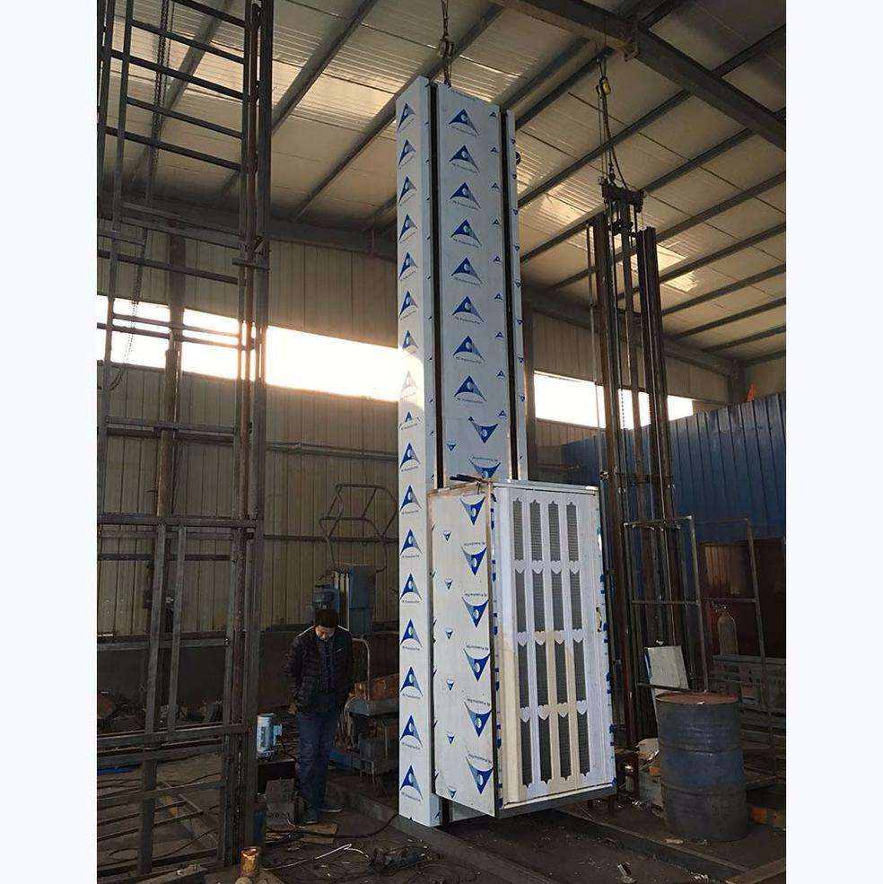 Elevador hidráulico vertical do elevador da casa de campo interna ou exterior