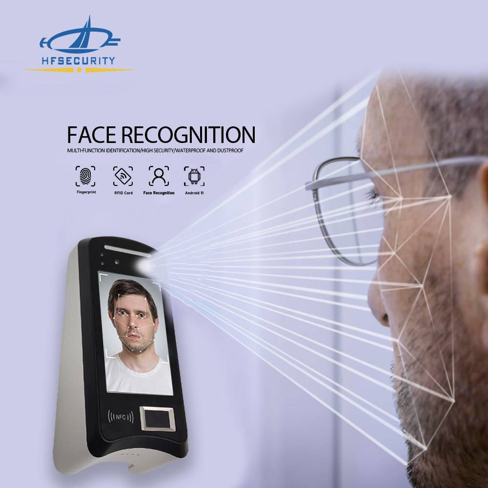 X05 Android Face Recognition Time Time Ascident Contrôle d'accès