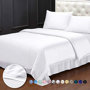 Duvet Cover with Zipper Closure Corner Ties Twin