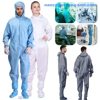 ESD Work Clothes Autoclavable Work Clothes Uniform Antistatic Work Clothes