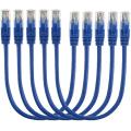 Cable de red impermeable para exteriores CAT6 de alta resistencia, azul