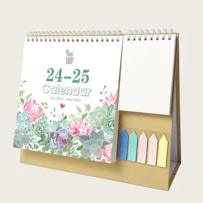 2025 Multi-Function Pocket Desk Calendar Planner