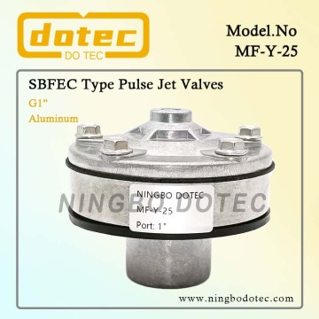 1" BFEC MF-Y-25 Dust Collector Embedded Remote Pilot Pulse Jet Valve For Dust Collector
