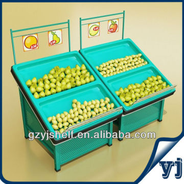 New-coming Durable and Beautiful Supermarket Vegetable Stand Rack