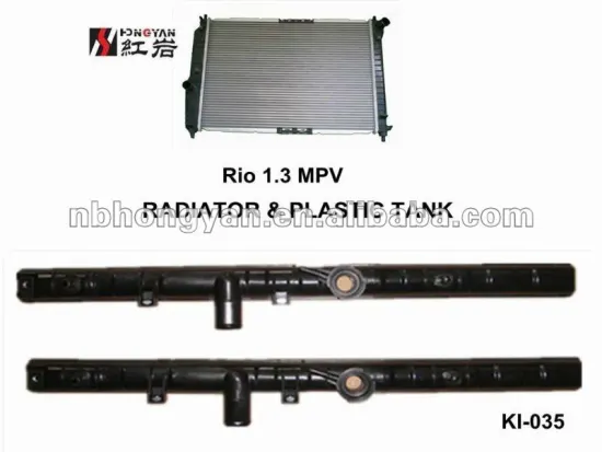 radiator plastic tank for KIA and Rio 1.3 MPV