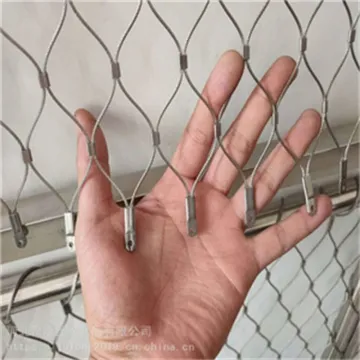316 SS wire mesh rope / bird netting / hand woven flexible stainless steel cable mesh
