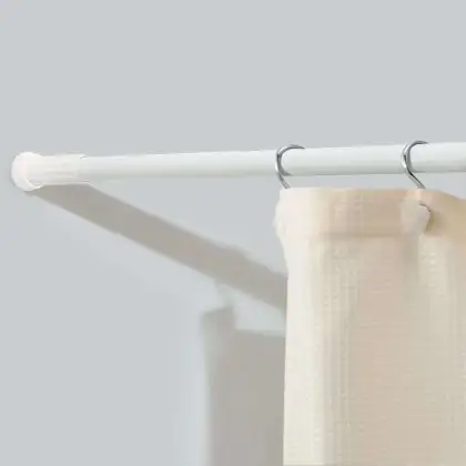Customizable Telescopic Aluminium Shower Poles and Curtain Rods for Bathroom