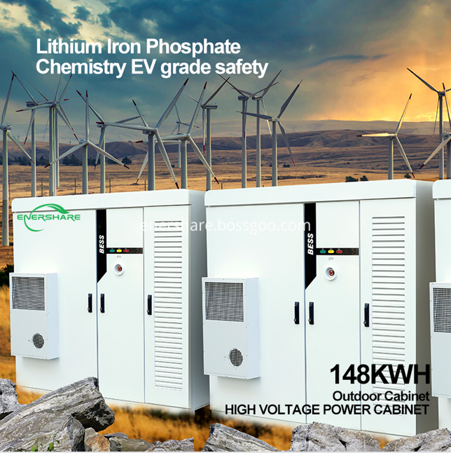 high voltage battery power cabinet