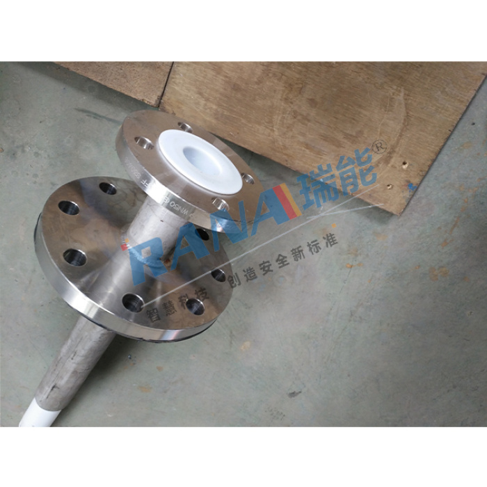 Падаючая труба з падкладкай з PTFE з фіксаваным фланцам