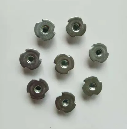 Zinc plated Full thread Three thorn insert nuts