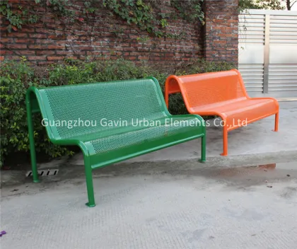 Metal garden bench garden furniture outdoor