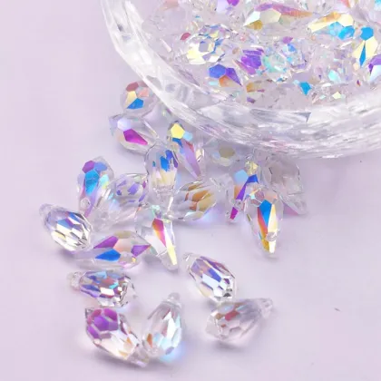 Glass Beads Handcrafted AB crystal Beads