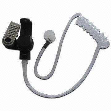 Two-way Radio Eartip with Clear Voice for Discreet Communication Feature and Blister Card Packing