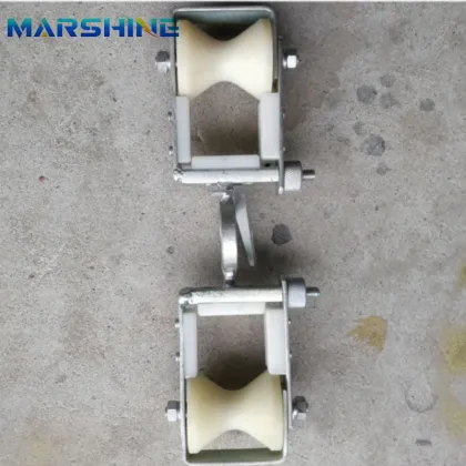 Double Pulley Fiber Optical Cable Replacer