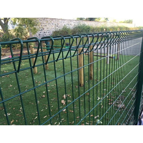 rolled top brc welded mesh fences