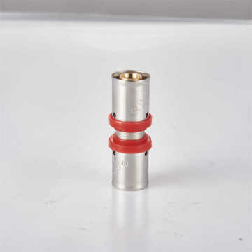 OEM Customized High-Quality Copper Nipple Press Fitting for PEX and PEX-AL Pipes